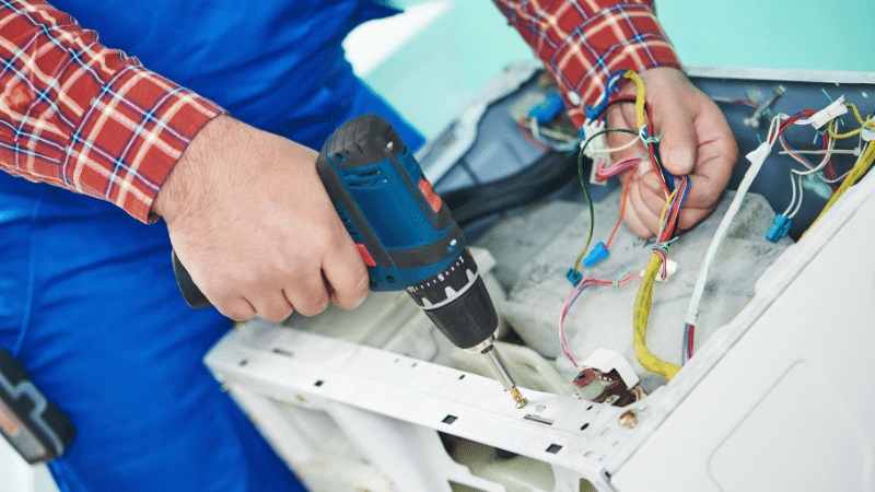 Gebze Viessmann Viessmann çamaşır makinesi kart tamiri – Su almama arızası orijinal parça ile giderildi. - Teknik servis örneği